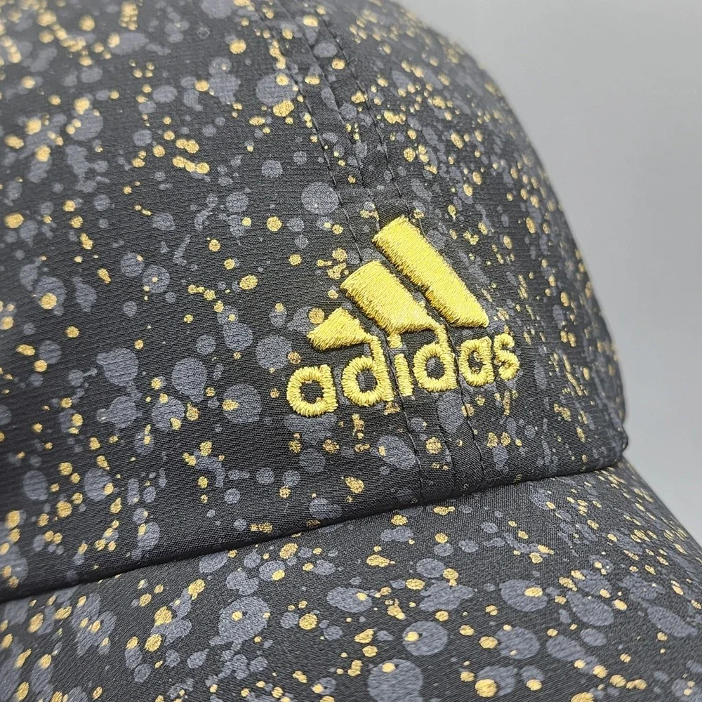 Adidas Adizero Extra Cap Hat Gold Speckle Pattern Youth Adjustable